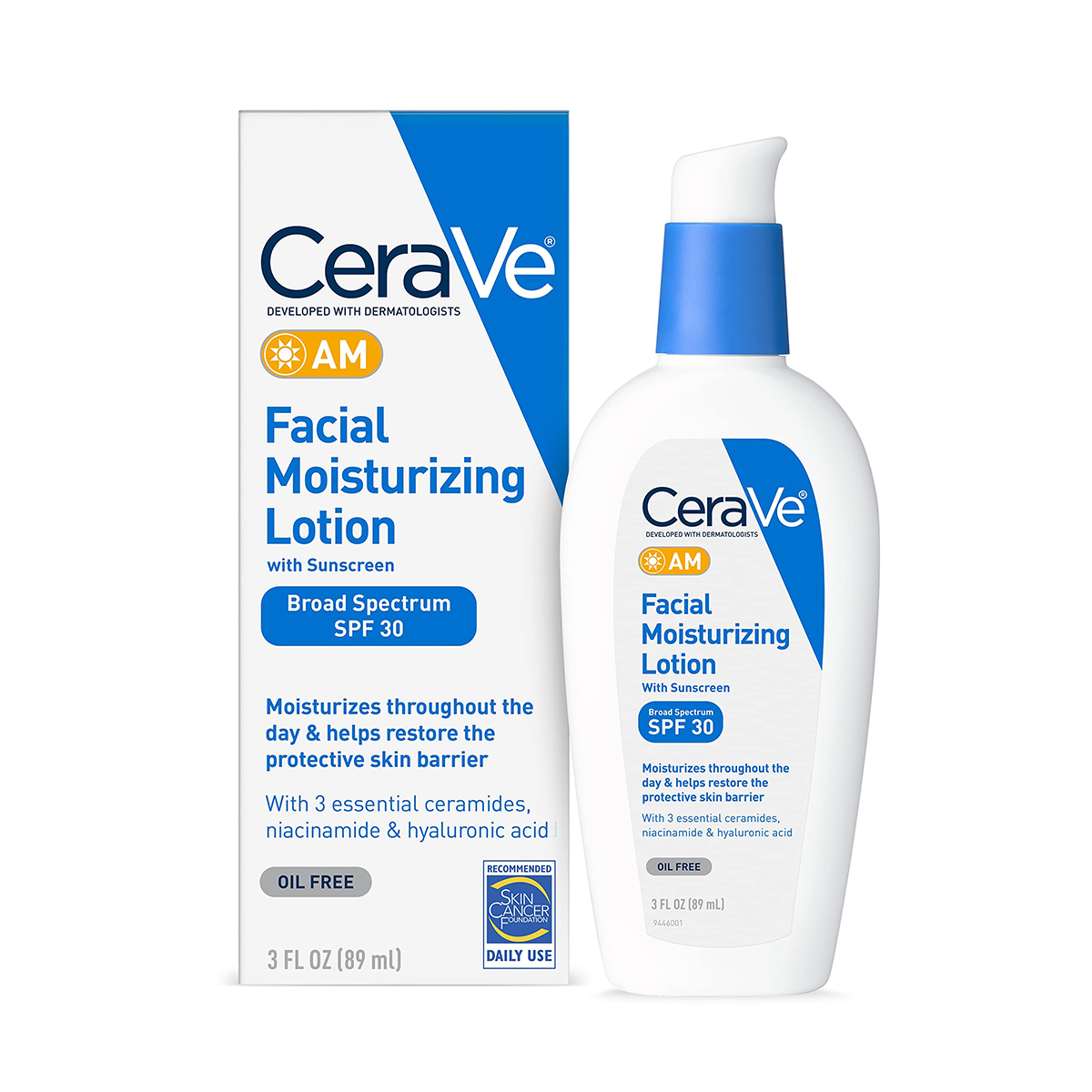 CeraVe - AM Facial Moisturizing Lotion with Sunscreen SPF 30 89ml Fantastic Look Albania Tirana