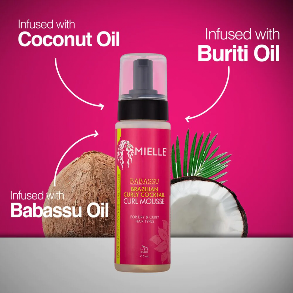 MIELLE - Brazilian Curly Cocktail Curl Mousse Fantastic Look Albania Tirana