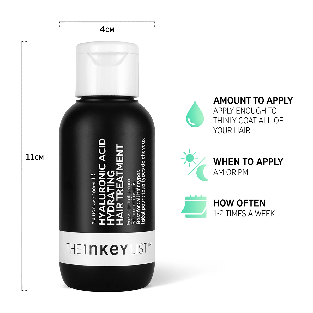 The INKEY List - Hyaluronic Acid Hydrating Hair Treatment Fantastic Look Albania Tirana