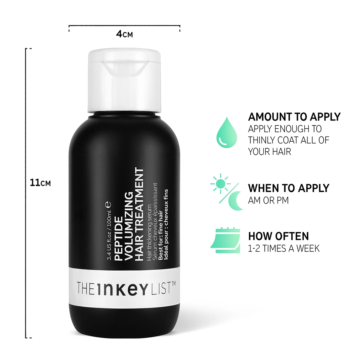 The INKEY List - Peptide Volumizing Hair Treatment Fantastic Look Albania Tirana