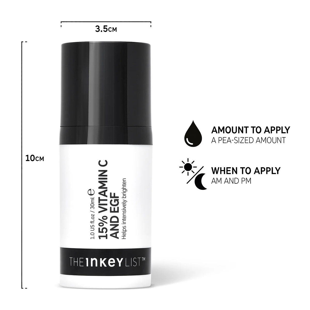 The INKEY List - 15% Vitamin C + EGF Serum    Fantastic Look Albania Tirana