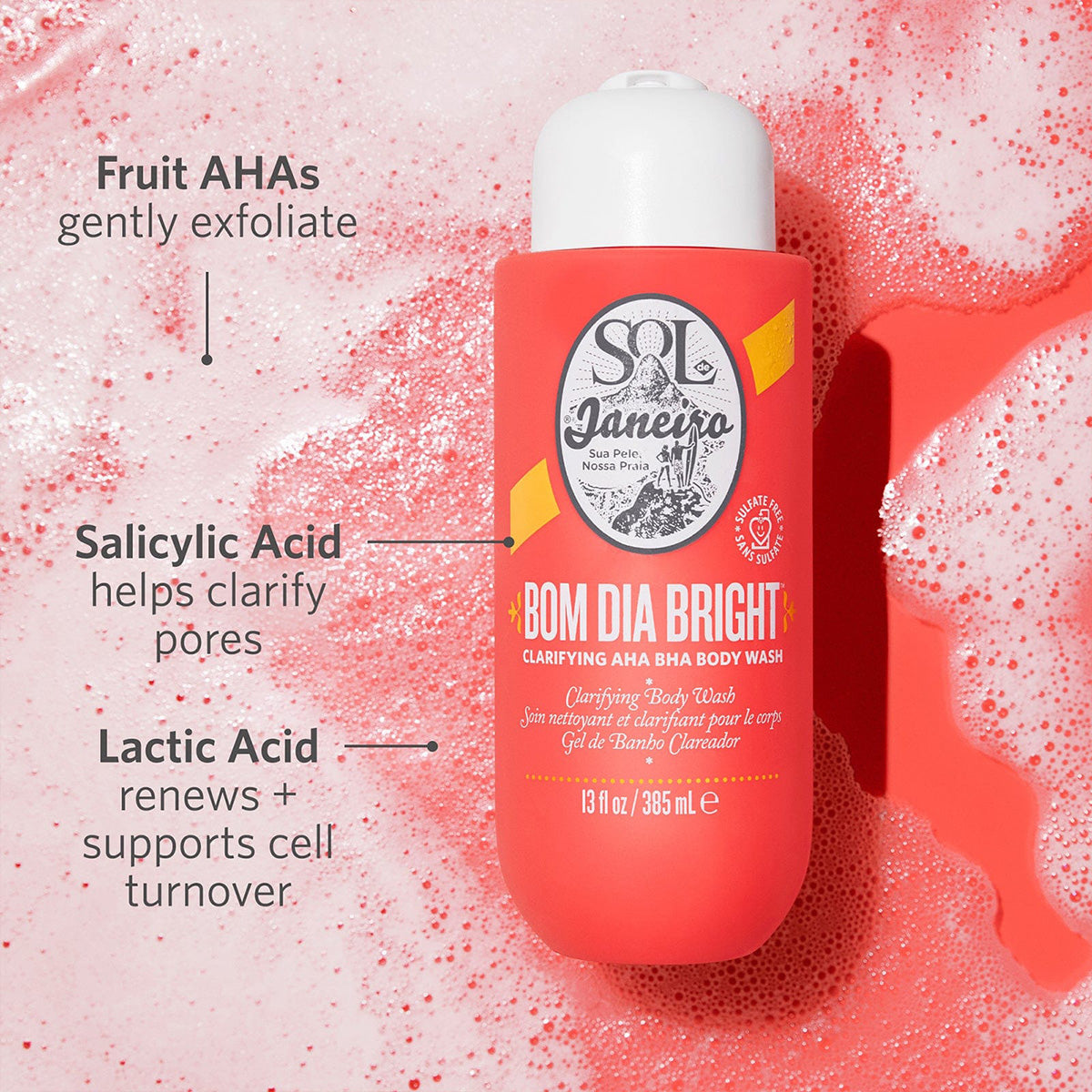 Sol de Janeiro - Bom Dia Bright™ Clarifying Aha Bha Body Wash    Fantastic Look Albania Tirana