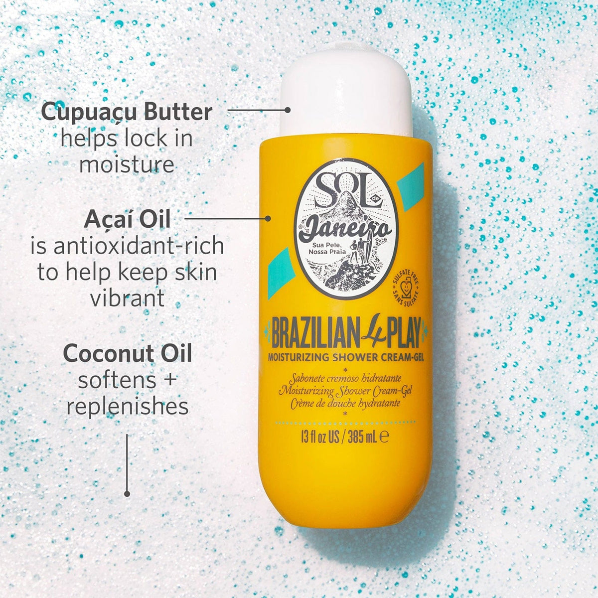 Sol de Janeiro - Brazilian 4 Play Moisturizing Shower Cream-Gel    Fantastic Look Albania Tirana