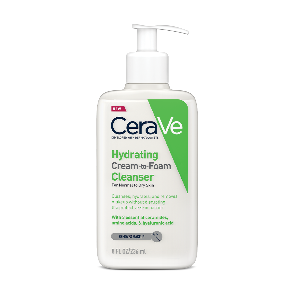 CeraVe - Hydrating Cream to Foam Cleanser 236ml   Fantastic Look Albania Tirana