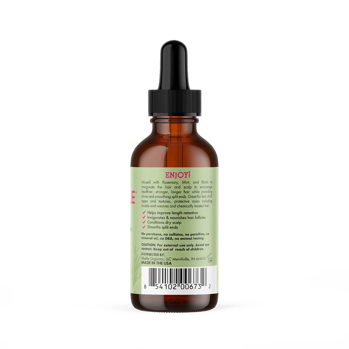 MIELLE - Rosemary Mint Scalp & Hair Strengthening Oil    Fantastic Look Albania Tirana